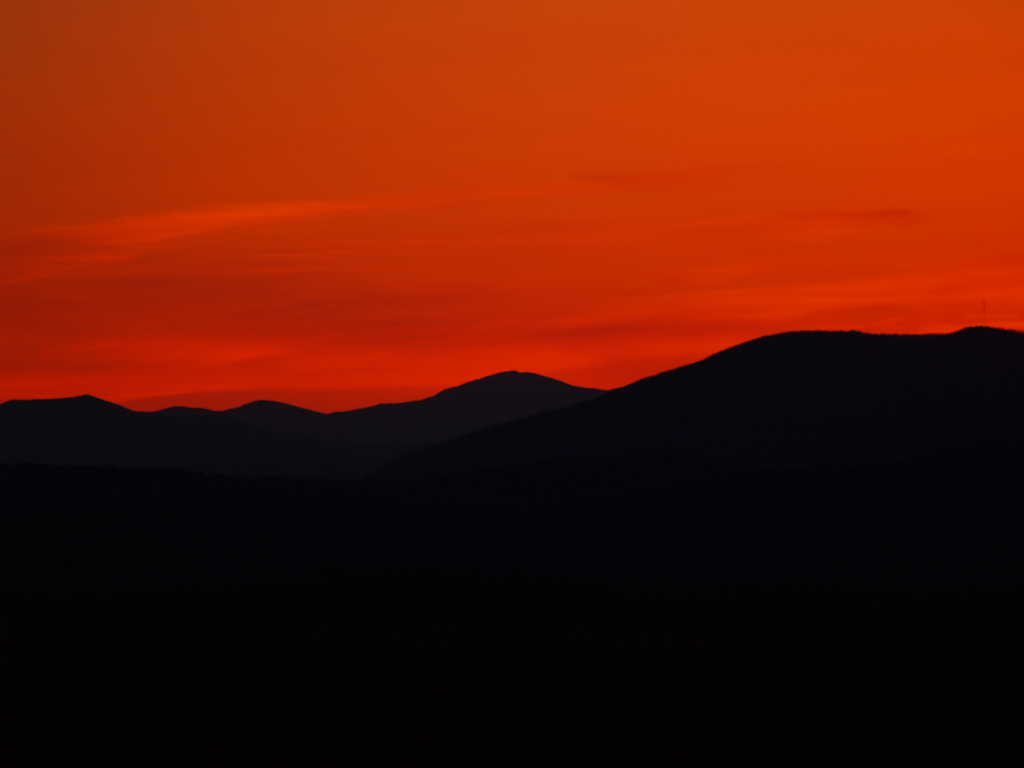 Sunset at Quaker Ridge