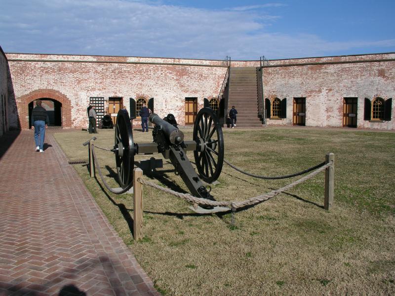 Fort Macon, NC Courtyard
