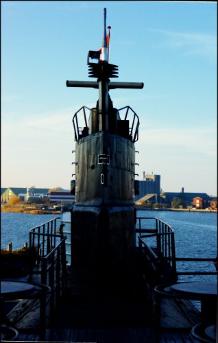 View of Nakskov From Soviet Submarine