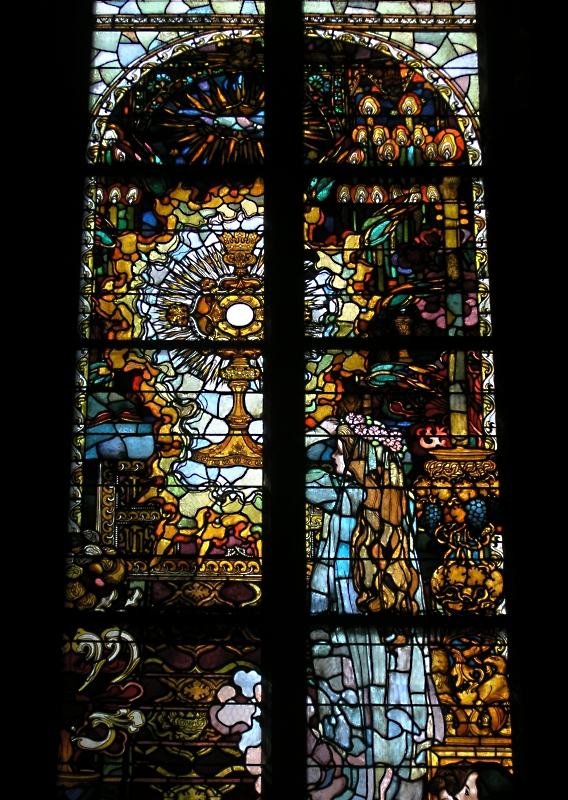 Stained Glass in the St-Nicholas Cathedral (Fribourg, Switzerland)