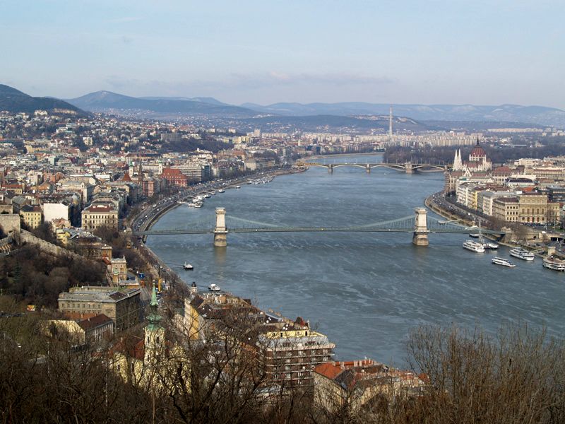 Chain Bridge & Danube River