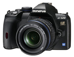 Olympus E520 with 14-42mm lens