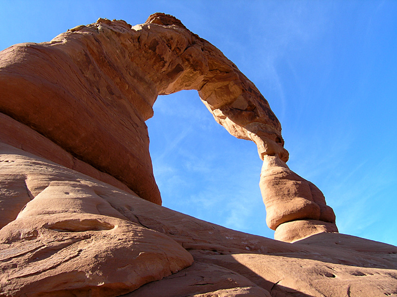 Behind Delicate Arch