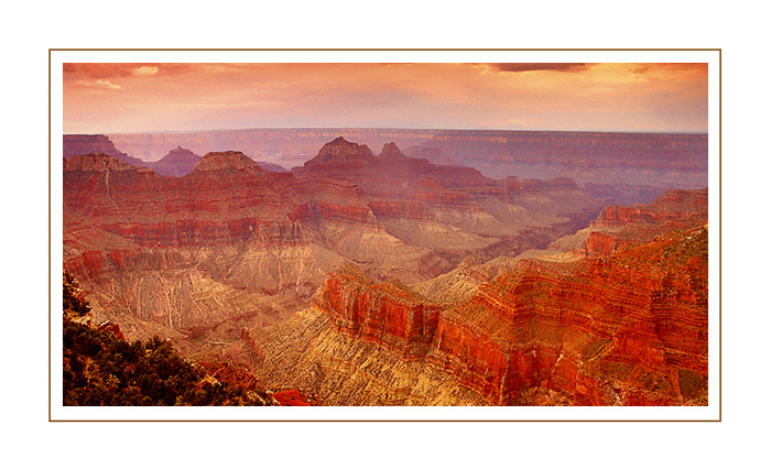 Grand canyon at sunset