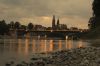 Basel M?nster (Church) at sunset by Stephan Wiesner