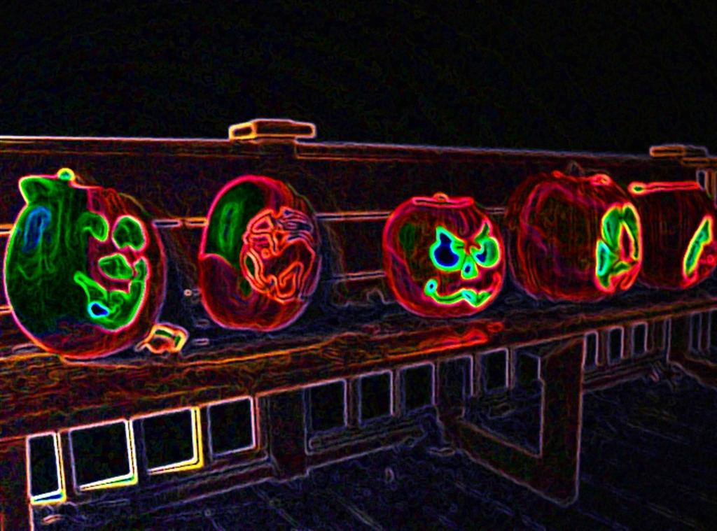 Glowing Pumpkins