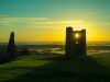 Natural starburst, Hadleigh castle. by Dave Hall