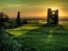 Hadleigh castle at dawn 2 by Dave Hall