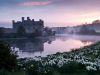 Dawn at Leeds Castle. by Dave Hall