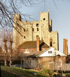 Rochester Castle, Kent, UK.