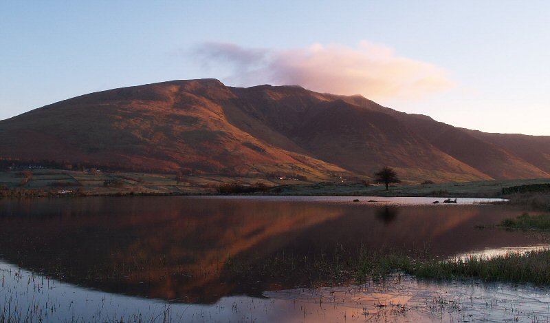 View from Tuit Tarn, Lake District, UK.