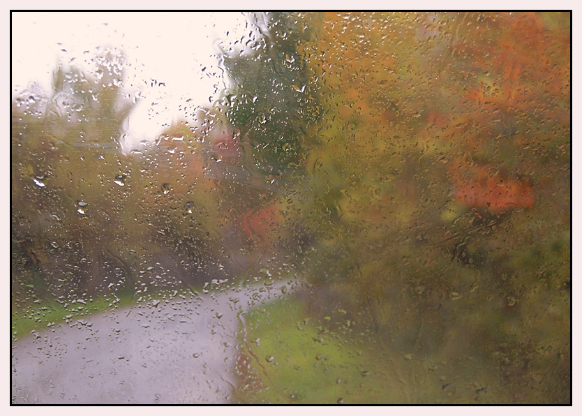 october,s rain from my car