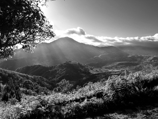 Afternoon over Mt. Tampurong