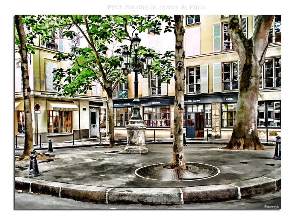 Petit square in Paris