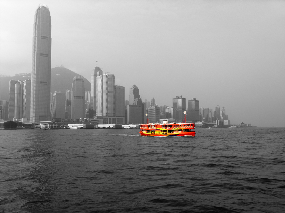 Tour boat in HK