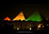 Pyramids at night by Pavel Turbanov