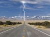 Highway lightning strike by Chris Galbraith