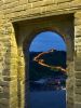 Great Wall in Arch Door