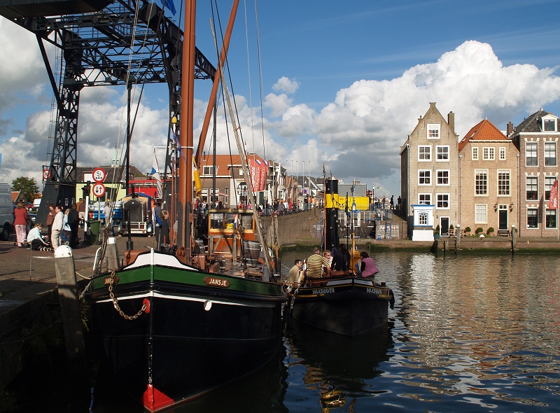Harbour of Maassluis, Holland