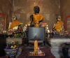Inside the Buddhist temple by Olav Agnar Frogner