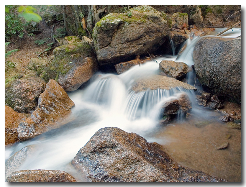 Waterfall off Barr Trail - Colorado Springs