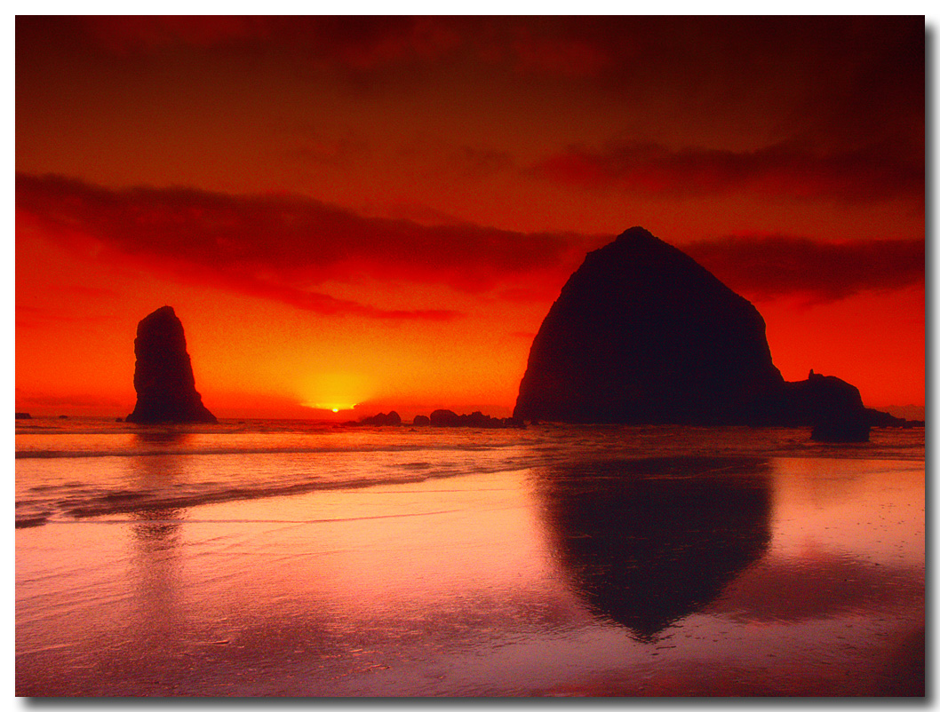 Cannon Beach, Oregon - Sunset