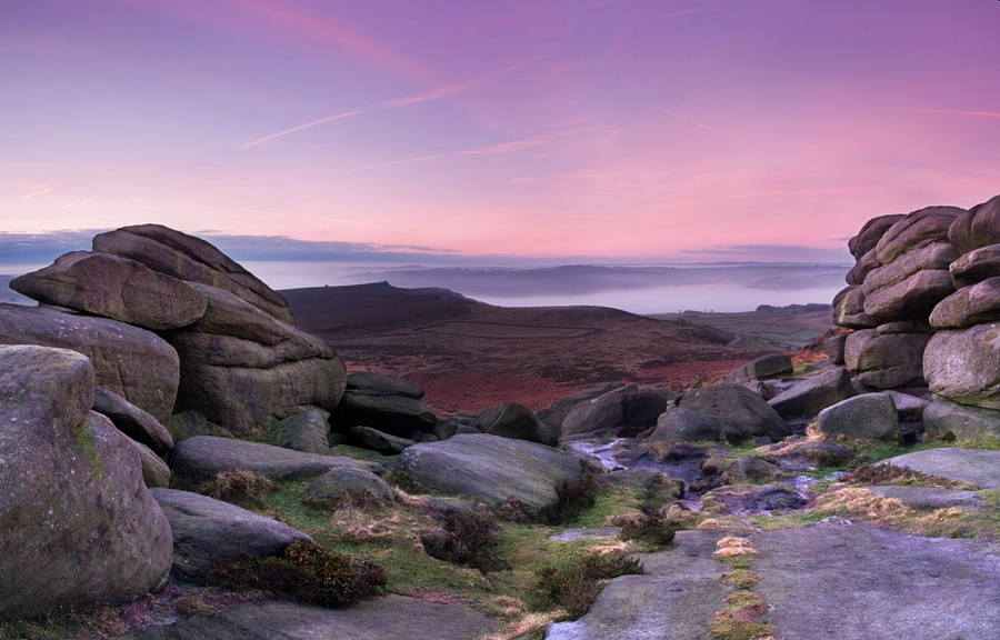 Dawn over Higger Tor