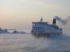 Ferry in fog by Pekka Nihtinen