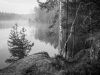 Autumn by a small lake 1 by Pekka Nihtinen