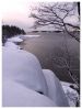 View from a snowy cliff by Pekka Nihtinen