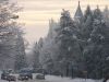 Winter morning in a small town by Pekka Nihtinen
