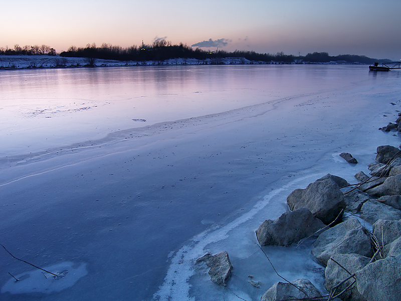 Frozen Danube