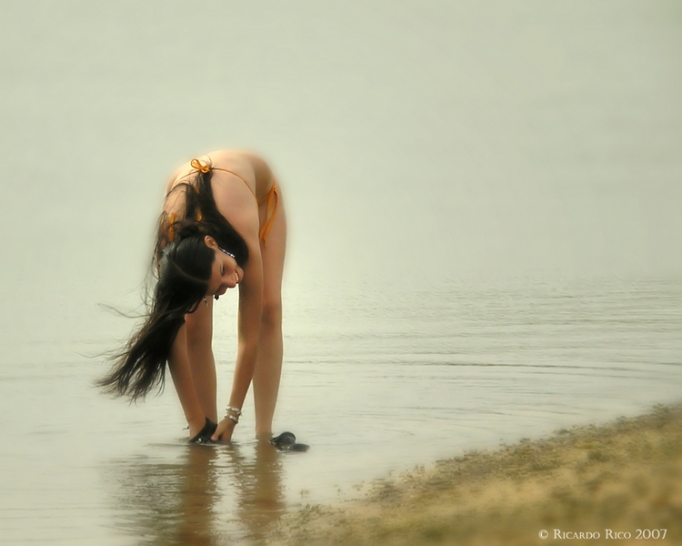 Girl in the Beach