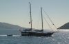 Turkish yacht on the Aegean sea