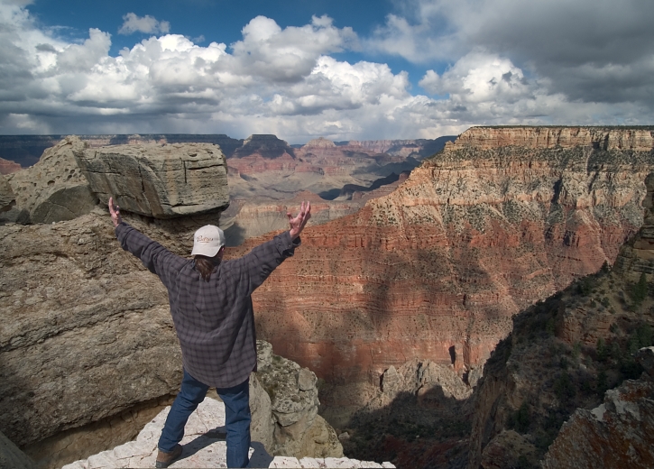 Self Portrait at the Grand Canyon