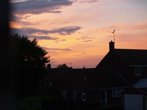 sun rise in lincolnshire