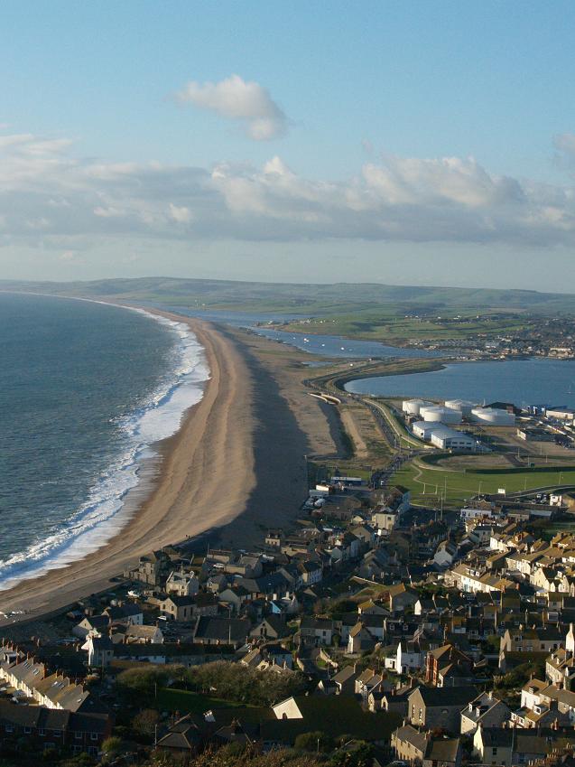 View of Chesil Beach