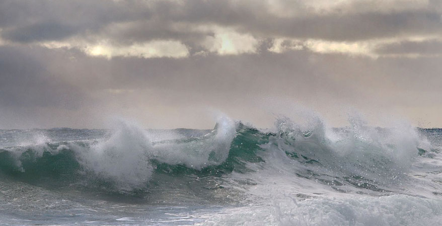 Waves at Langness