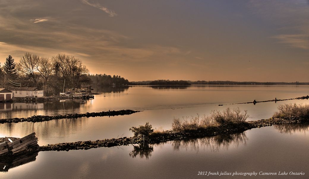 Cameron Lake Fenelon Falls in the Fall