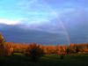 Rainbow in Boucherville Island by Rina Kupfer