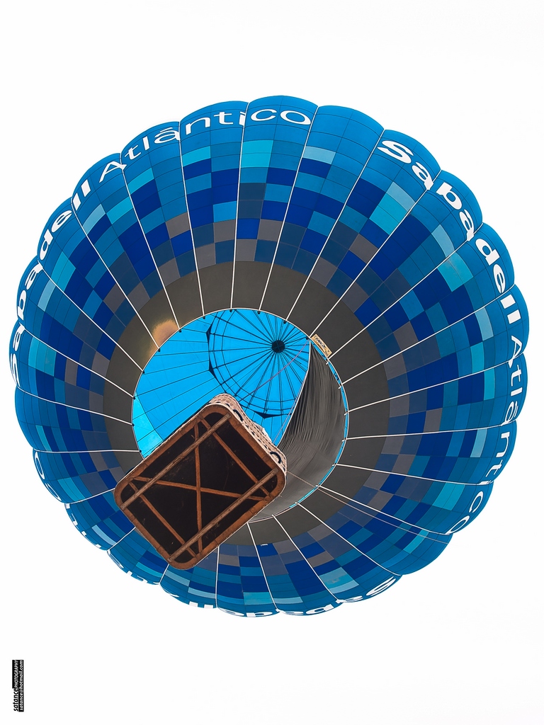 a blue balloon