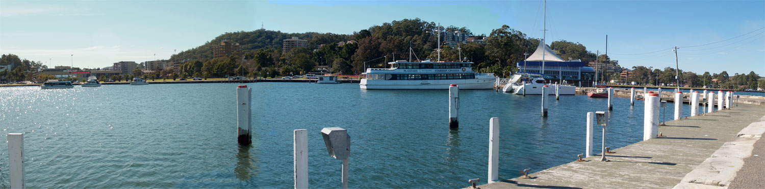 Resting cruise Ship