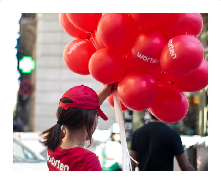 Girl of the balloons