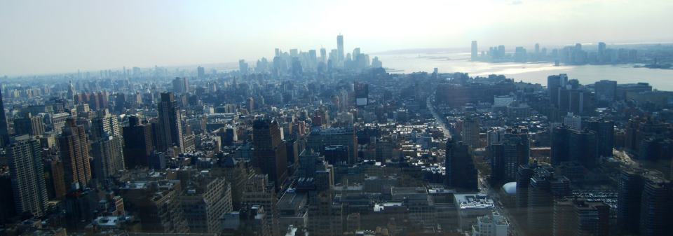 NYC from 52nd floor on Penn plaza building