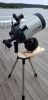 Celestron with DIY wedge by Eben Gay