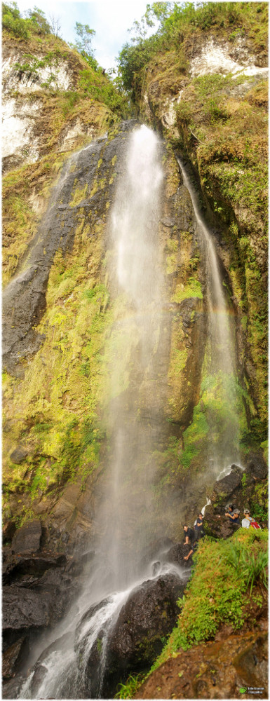 Rainbow waterfall